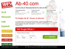 Tablet Screenshot of ab-40.com